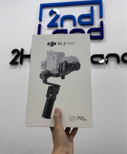 Gimbal DJI RS3 Mini - Màu đen - Ngoại hình 98% - Box - Kèm chân đế + Dây sạc 3