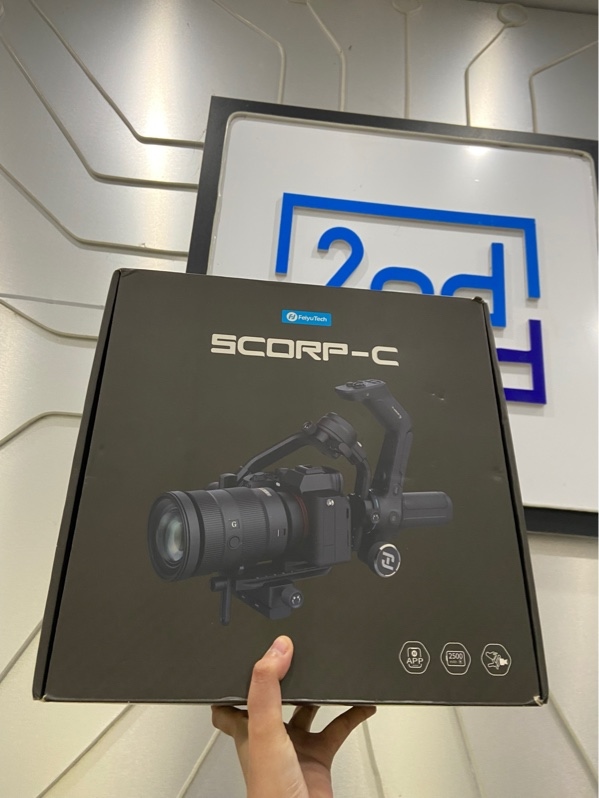 Gimbal FeiyuTech SCORP-C - Màu đen - Ngoại hình: 97% - FullBox