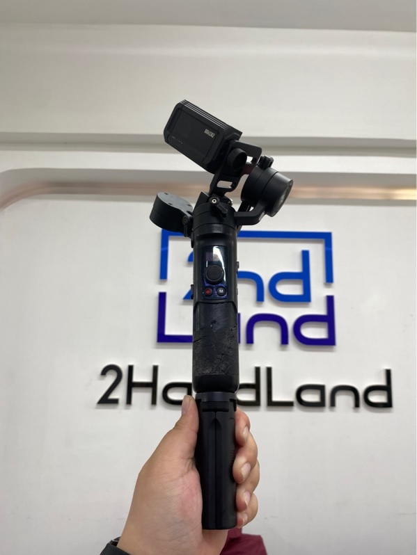Gimbal ZhiYun Crane M2 - Màu đen - Ngoại hình 96% - Bung ốp báng cầm - Kèm plate tripod, kẹp điện thoại, 1 ốc gắn