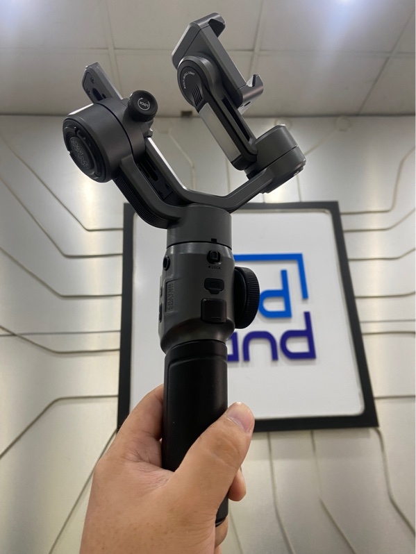 Gimbal Zhiyun Smooth 5S - Màu đen - Ngoại hình: 97% - Kèm túi đựng + Chân đứng + Đèn