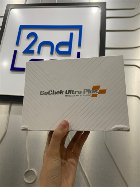 Gocheck Ultra Plus Wireless Microphone - Màu đen - Ngoại hình: 98% - Lỗi 1 cục thu không kết nối - FullBox