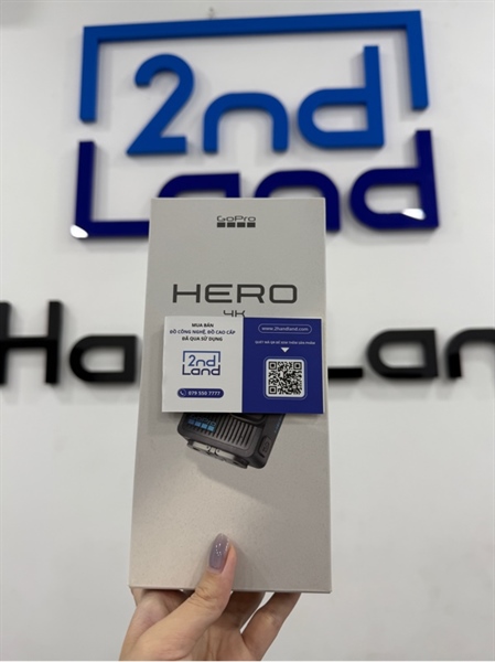 Gopro Hero 4K - Màu đen - Ngoại hình 98% - Kèm Box , ngàm