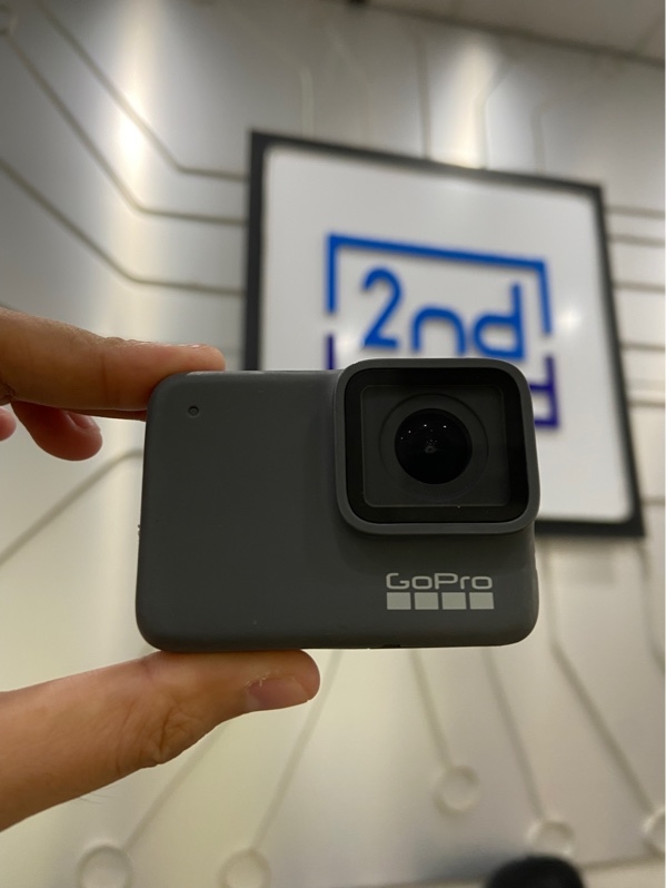 Gopro Hero 7 Silver - 4K 60fps - Màu xám - Ngoại hình: 98% - Đủ phụ kiện
