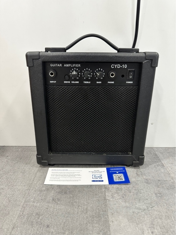 Guitar Amplifier CYD-10 - Màu đen - Ngoại hình 97% - Ốc rỉ, đèn bị thụt vào trong - Kèm nguồn
