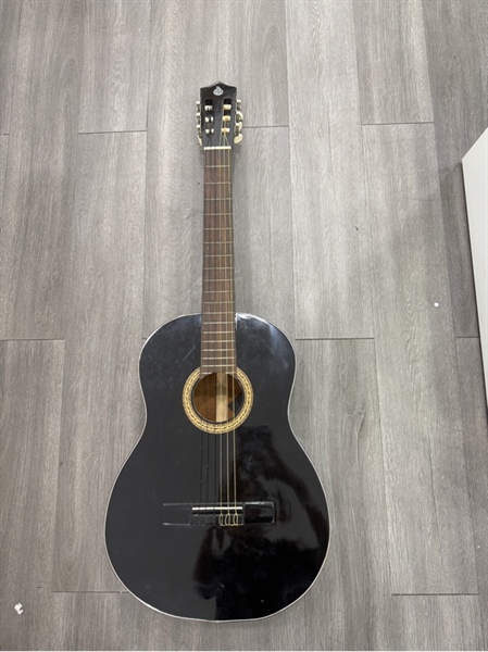 Guitar Classic sinh viên SV-C2 - Màu đen - Ngoại hình 97% - Trầy xước , gỉ sét - Kèm túi