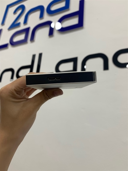 HDD di động Toshiba Canvio Slim, 2TB - Màu trắng - Ngoại hình: 98% - Body, kèm túi 1