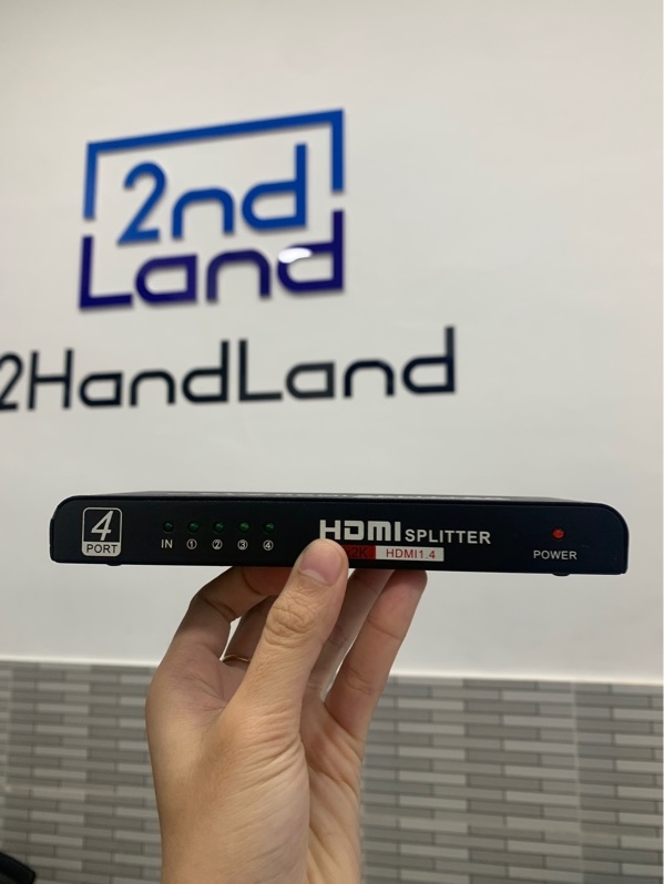 HDMI Splitter FJGEAR - Màu đen - Ngoại hình: 97% - Box + nguồn