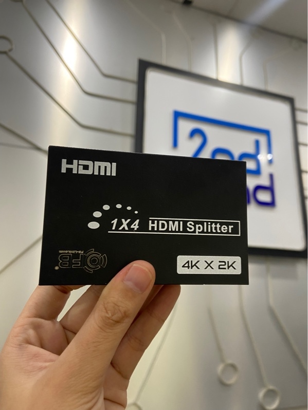 HDMI Splitter - Màu đen - Ngoại hình: 98% - Kèm Box