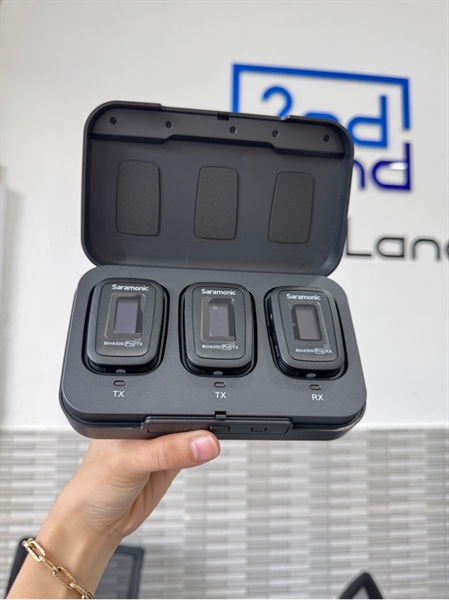 Hệ thống Micro không dây kênh đôi 2.4G Saramonic Blink 500 Pro B2 - Màu đen - Openbox 3