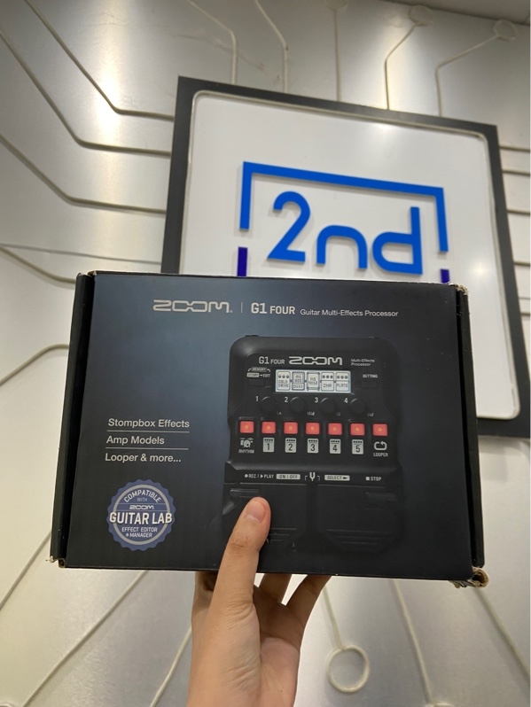 Hộp Chuyển Âm Zoom G1 FOUR - Màu đen - Ngoại hình: 98% - Kèm nguồn