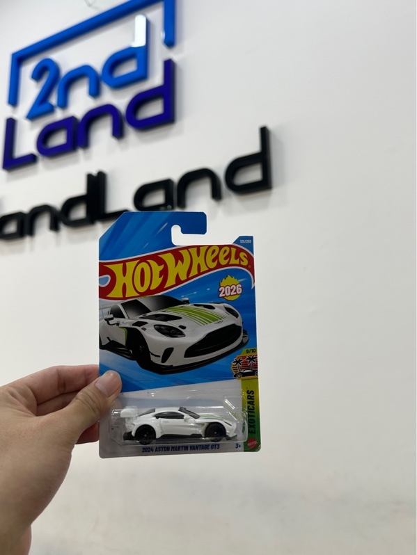 HOT WHEELS EXOTICARS - 2024 ASTON MARTIN VATAGE GT3 WHITE - JJL2 - Màu trắng - Newseal