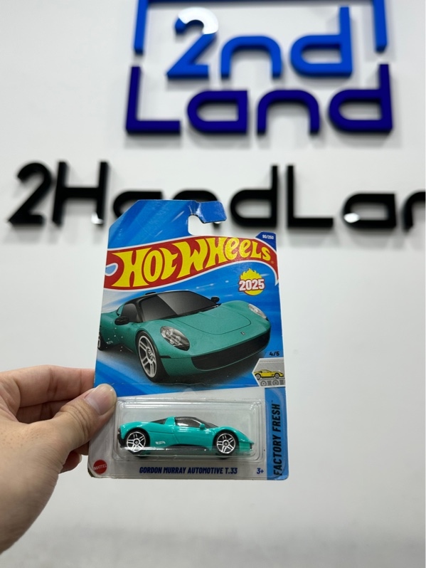 Hot Wheels - Gordon Murray Automotive T.33 - Màu xanh - Newseal