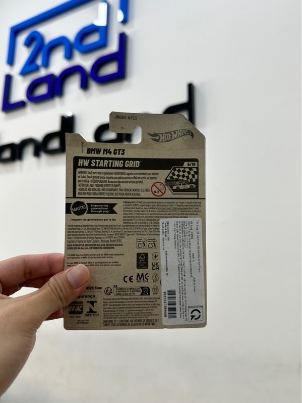 Hot Wheels "HW Starting Grid" series BMW M4 GT3 - Màu trắng - Newseal