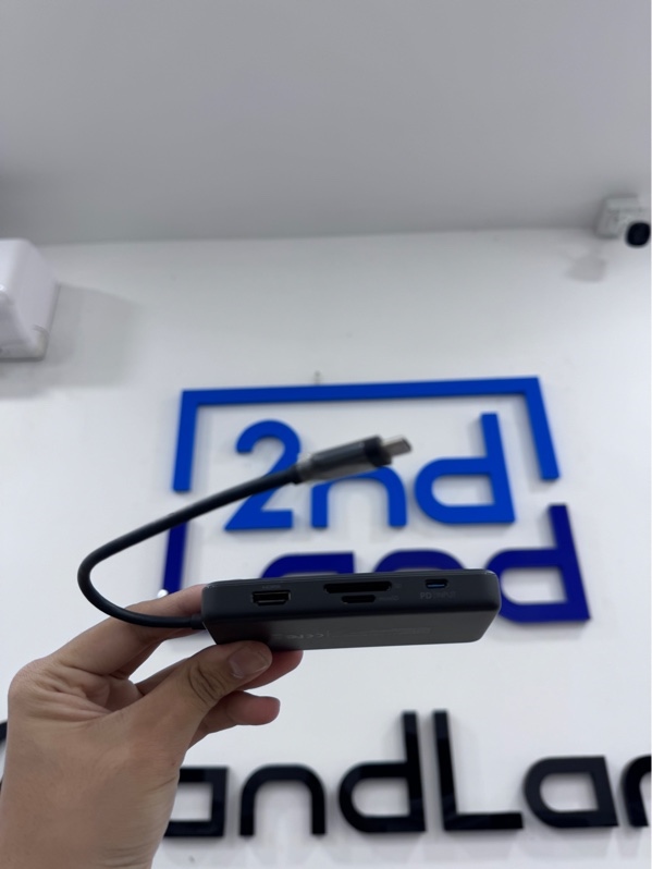 Hub chuyển đổi Anker PowerExpand+ 7 in 1 USB-C - Màu xám - Ngoại hình 98% - Kèm box