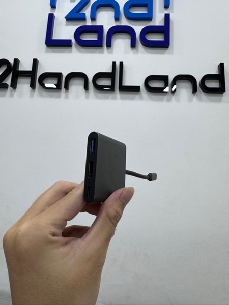 Hub chuyển đổi Mophie USB-C 3 in 1 - Màu xám - Ngoại hình 98% - Body 1