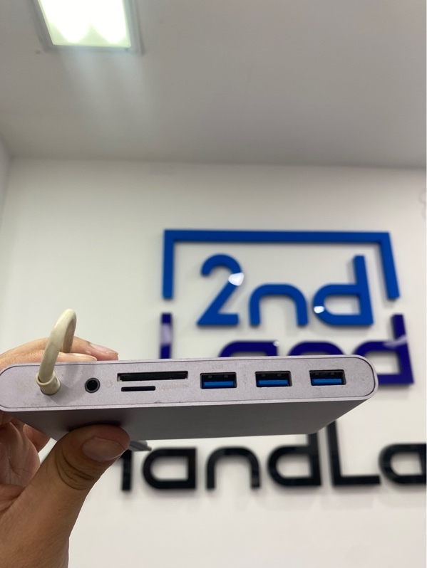 Hub HyperDrive ultimate 11-in-1 USB-C (GN30) - Màu xám - Ngoại hình: 97% - Xước nhiều - Body