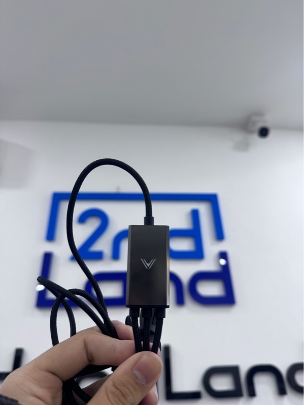 Hub sạc cổng C Futurizta Tech Hydra x3 triple Type C - Màu đen - Ngoại hình 98% - Kèm box