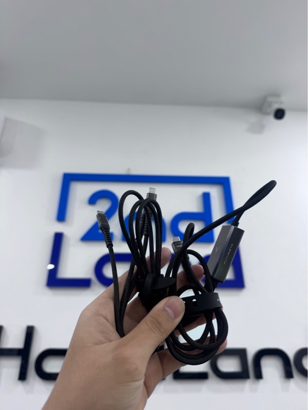 Hub sạc cổng C Futurizta Tech Hydra x3 triple Type C - Màu đen - Ngoại hình 98% - Kèm box