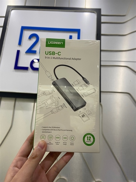 Hub USB-C 9 in 1 Ugreen - Màu đen - Newseal