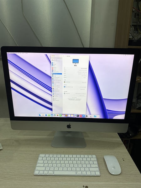 iMac Retina 5K 2020 - 27 inch - Ram 64/512GB - 8 nhân i7 - Card AMD Radeon Pro 5500 XT 8GB - Ngoại hình 98% - Fullbox + Kèm phím + chuột