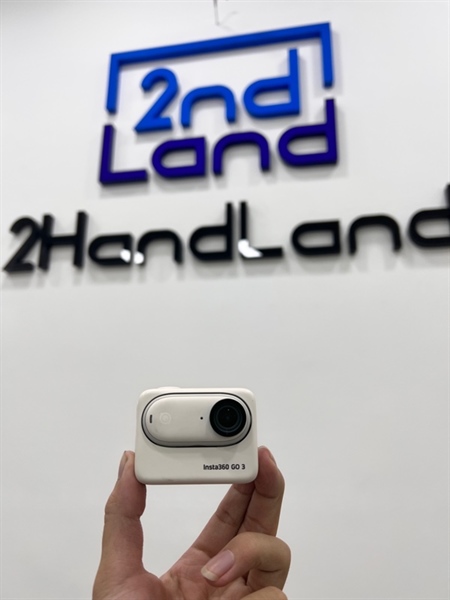 Insta 360 Go3 - 128GB - Màu trắng - Ngoại hình 98% - Loa rè - Kèm phụ kiện 0