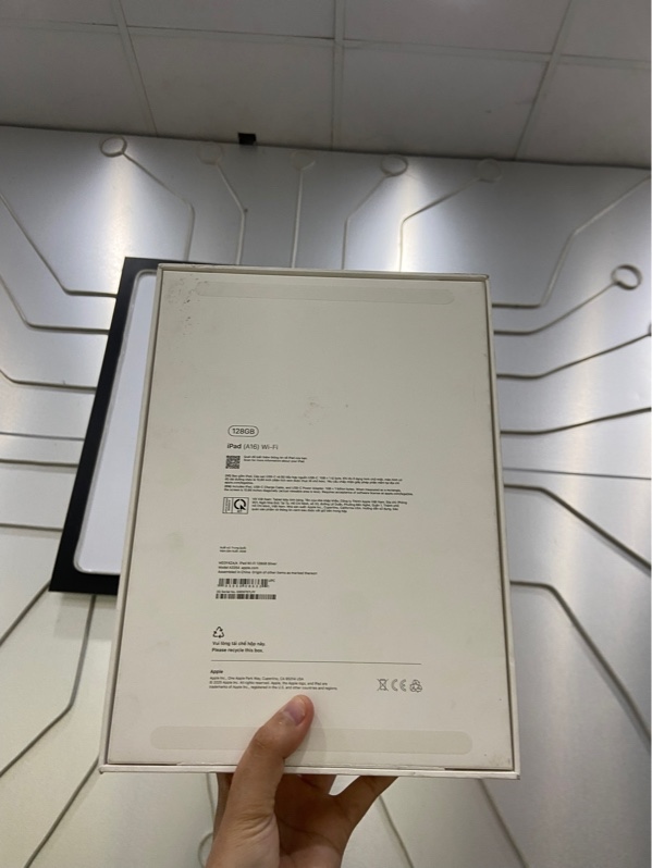 iPad A16 Wifi - 128GB - Màu bạc - OpenBox chưa Active