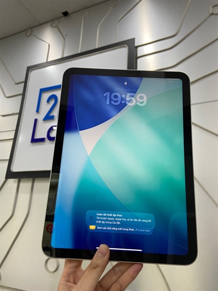 iPad A16 - ZA/A - 128GB - IOS 26 - Bản Wifi - Pin 100% - Sạc 13 lần - Màu bạc - Ngoại hình: 99% - FullBox 3