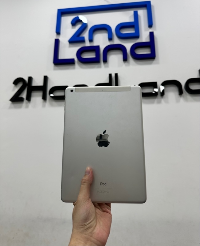 iPad Air 1 (9.7inch) 4G - J/A - 16GB - IOS 12.5.8 - Pin 79% bảo trì - Màu bạc - Ngoại hình 97% - Màn ám liệt nút Home - Body ( SẢN PHẨM KHÔNG BẢO HÀNH )