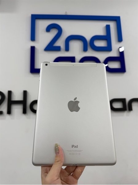 iPad Air 1 - J/A - IOS 12.5.7 - 16GB - 4G - Màu bạc - Pin thay 100% - Ngoại hình 97% - Hở màn , cấn góc , màn ám hồng nặng - Body