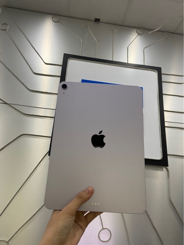 Ipad Air 11 inch M3 - ZA/A - 128GB - Bản Wifi - Pin 100% - Chu kì sạc 36 lần - Màu tím - Ngoại hình: 98% - Body