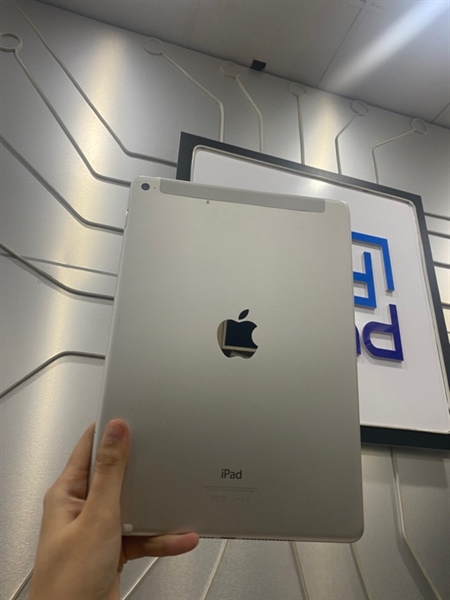 iPad Air 2 - 64GB - Bản 4G - J/A - ios 15.8.2 - Pin 100% - Màu Bạc - Ngoại hình 97% - Body