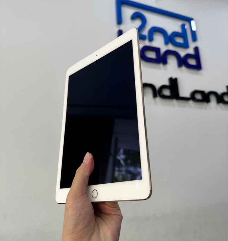 iPad Air 2 9.7inch 4G - LL/A - 64GB - IOS 15.8.7 - Pin 100% đã thay - Màu vàng đồng - Ngoại hình 97% - Màn ám hồng - Body