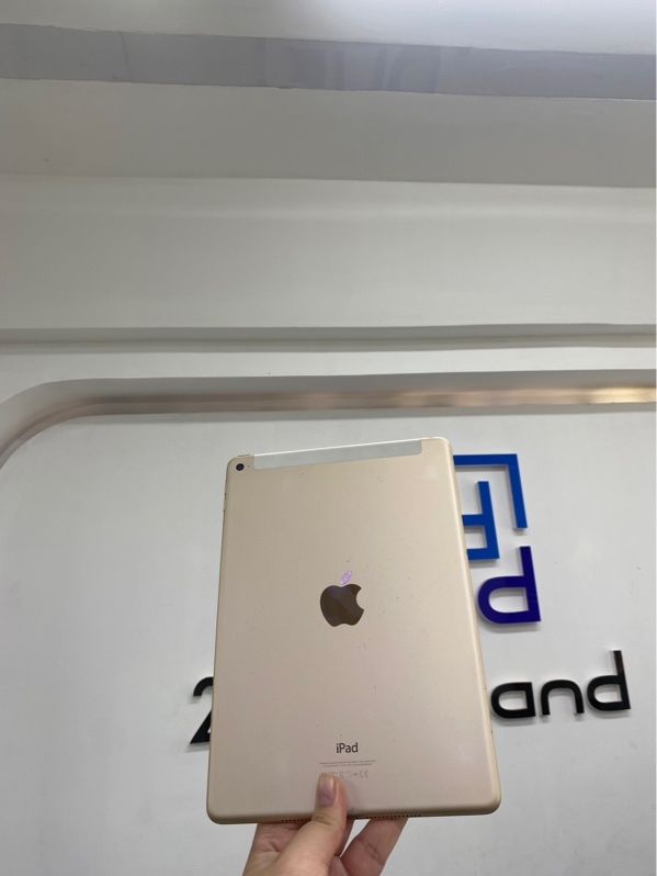 iPad Air 2 - ZP/A - 4G - IOS 15.8.8 - 128gb - Bản có sim - Màu vàng - Pin 50% - Ngoại hình 96% - Màn hình ám hồng phản quang, hở màn, pin phồng - Body - SẢN PHẨM LỖI KHÔNG BẢO HÀNH