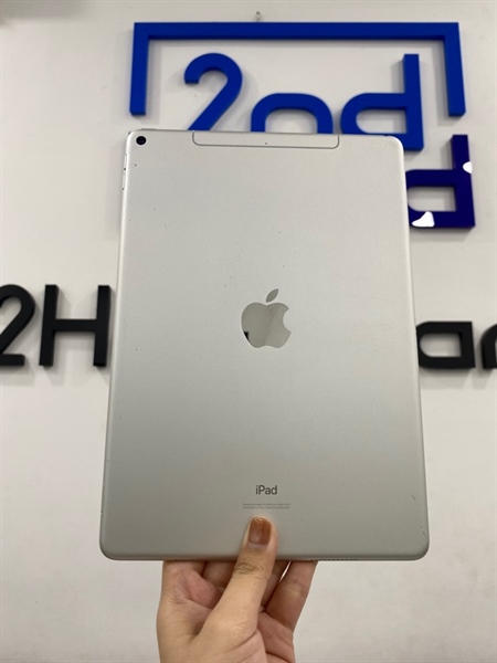 iPad Air 3 - J/A - IOS 18.2 - 4G - 64GB - Màu bạc - Pin 91% - Ngoại hình 97% - Cấn góc, ám vàng - Body