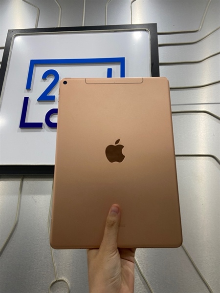 iPad Air 3 - ZA/A - 256GB - Bản 4G - Pin 81% - Màu vàng gold - Ngoại hình: 98% - Body
