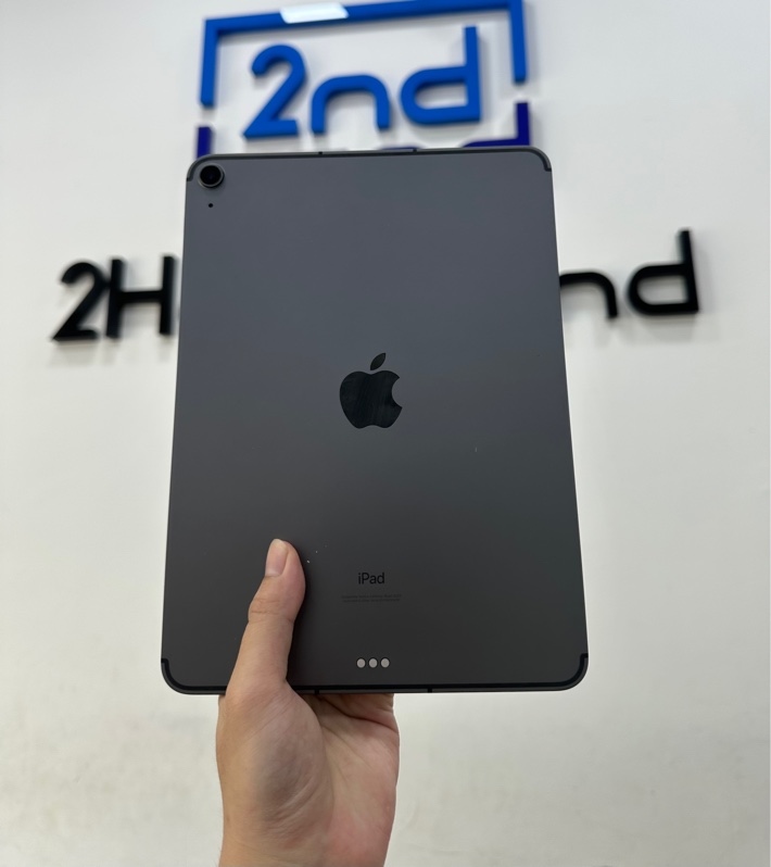 iPad Air 4 (10.9 inch) 2020 4G - LL/A - 64GB - IOS 18.3- Pin 92%- Màu đen - Ngoại hình 97% - Màn ám xước mèo - Body