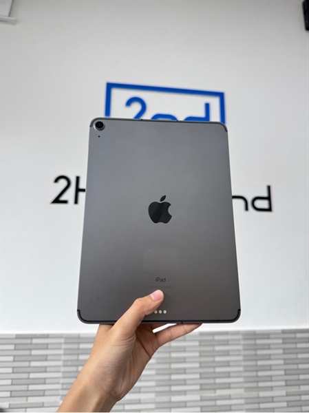 iPad Air 4 - ZA/A - 4G - 64GB - 4G - 64GB - Màu xám - Pin 86% chu kì sạc 254 - Ngoại hình 97% - Cong sườn - Body