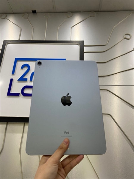 iPad Air 4 - ZA/A - 64GB - Bản Wifi - Pin 83% - Màu xanh - Ngoại hình: 97% - Màn ám vàng - Body