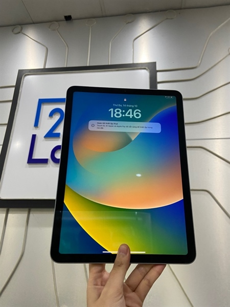iPad Air 4 - ZA/A - 64GB - Bản Wifi - Pin 83% - Màu xanh - Ngoại hình: 97% - Màn ám vàng - Body 2