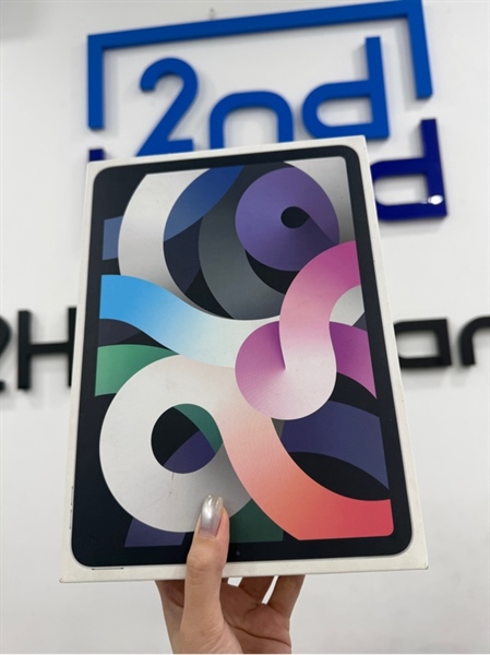 iPad Air (4th generation) - Máy mã N - ZP/A - IOS 18.5 - Wifi - 64GB - Màu bạc - Pin thay 100% - Ngoại hình 97% - Màn ám vàng , phản quang , màn trầy - Kèm Box không trùng emei