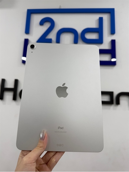 iPad Air (4th generation) - Máy mã N - ZP/A - IOS 18.5 - Wifi - 64GB - Màu bạc - Pin thay 100% - Ngoại hình 97% - Màn ám vàng , phản quang , màn trầy - Kèm Box không trùng emei 1