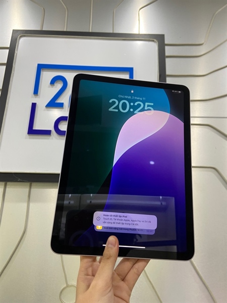 iPad Air M2 11 inch - ZA/A - 128GB - Bản Wifi - Pin 90% - Màu tím - Ngoại hình: 98% - Màn ám hồng nhẹ - Kèm Box 2