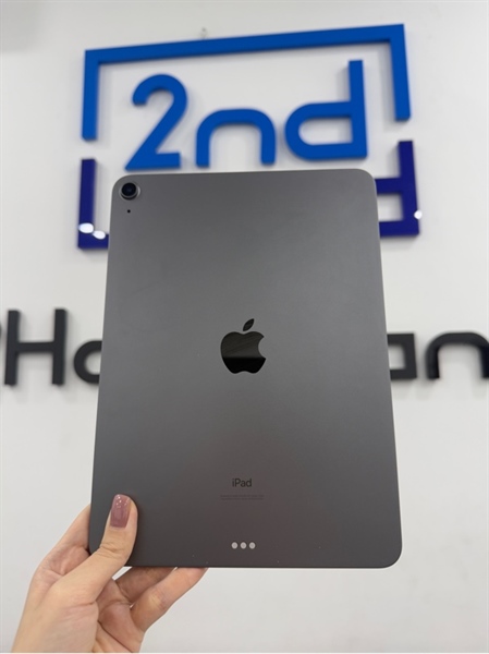 iPad Air thế hệ 4 - LL/A - IOS 18.0 - Wifi - 64GB - Màu xám - Pin 88% - Ngoại hình 97% - Màn ám hồng , màn trầy - Body