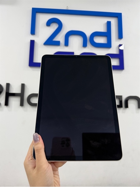 iPad Air thế hệ 5 - LL/A - IOS 18.5 - Wifi - 64GB - Màu bạc - Pin 86% - Ngoại hình 98% - Sườn cong nhẹ , viền ám vàng , hở sáng - Kèm sạc 2
