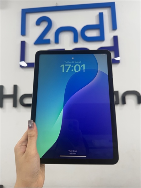 iPad Air thế hệ 5 - ZA/A - IOS 18.6 - Wifi - 64GB - Màu xám - Pin 95% - Ngoại hình 98% - Kèm Box , sạc 3