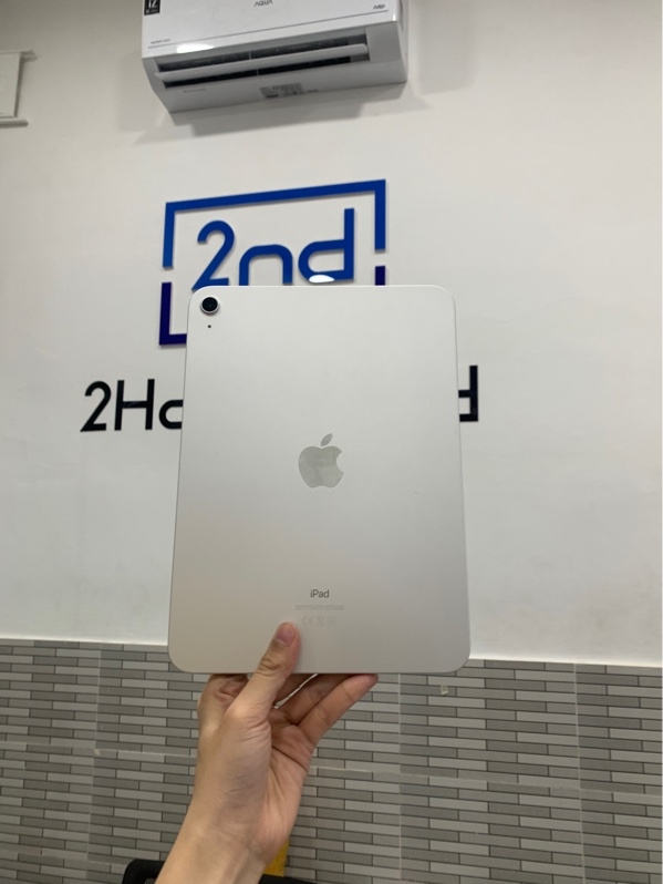 iPad gen 10 - 3B/A - 64GB - Màu bạc - Pin 100% chu kì sạc 19 lần - Ngoại hình: 98% - Màn ám hồng lướt - Body