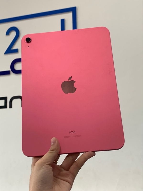 iPad Gen 10 Wi-Fi - ZA/A - 64GB - Màu hồng - Pin 87% chu kì sạc 381 lần - Ngoại hình: 98% - Màn hình ám hồng - Body