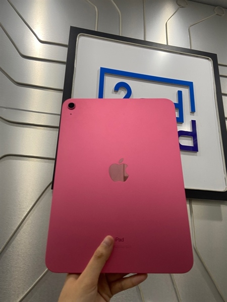 iPad Gen 10 - ZA/A - 64GB - Bản Wifi - IOS 18.2.1 - Pin 99% - Màu hồng - Ngoại hình: 98% - Body