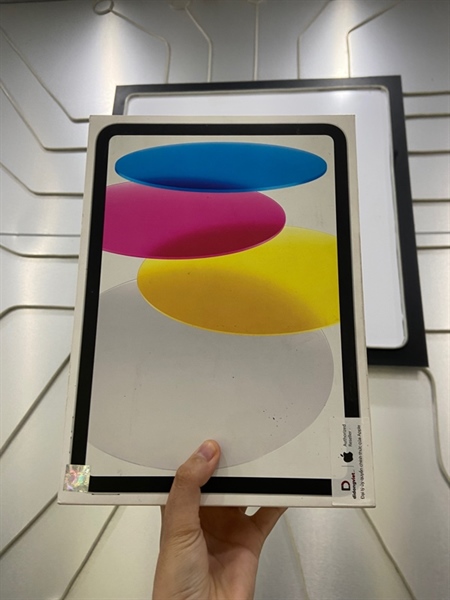 iPad Gen 10 - ZA/A - 64GB - Bản Wifi - Pin 92% - Màu bạc - Ngoại hình: 97% - Tróc sơn viền, mặt lưng - Kèm Box 3