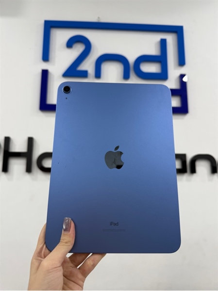 iPad Gen 10 - ZA/A - IOS 18.3 - Wifi - 64GB - Màu xanh - Pin 93% - Ngoại hình 98% - Màn hồng nhẹ , bụi trong - Kèm sạc